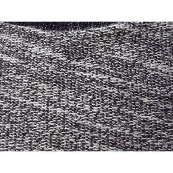 Talbots Sweater Womens Size SP Black White Woven Knit pockets shirttail tunic PS - Picture 6 of 14